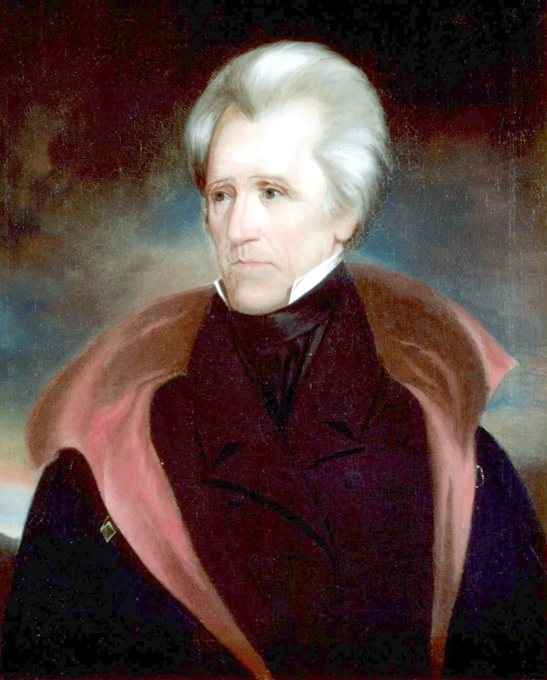 Official White House portrait of Andrew Jackson, painted by Ralph Eleaser Whiteside Earl