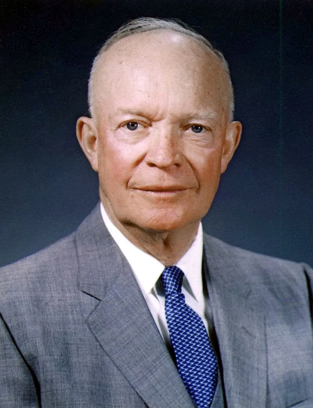 Official White House photo portrait of President Dwight D. Eisenhower, May 29, 1959