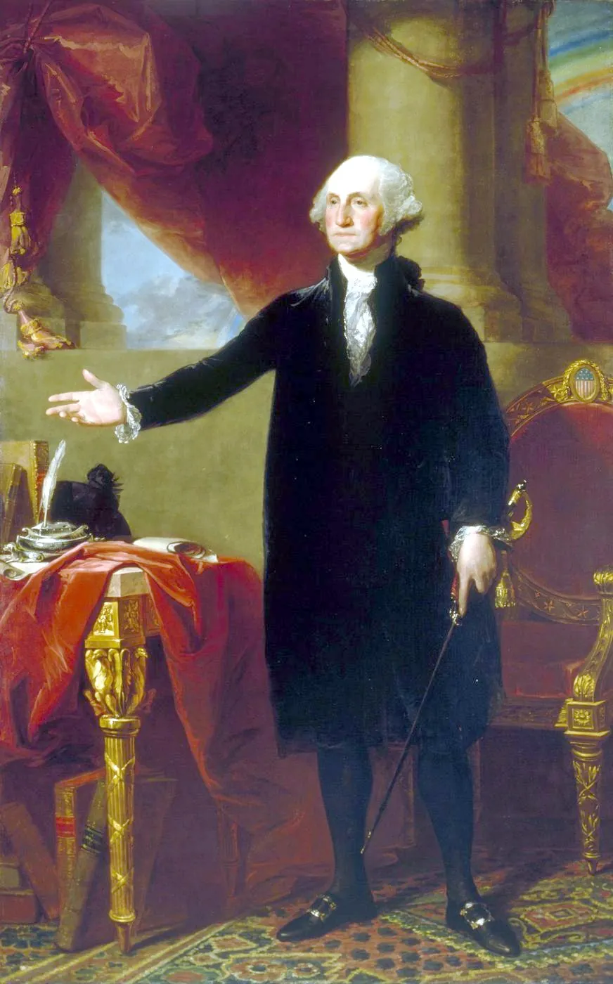The Lansdowne Portrait of George Washington by Gilbert Stuart, 1796
