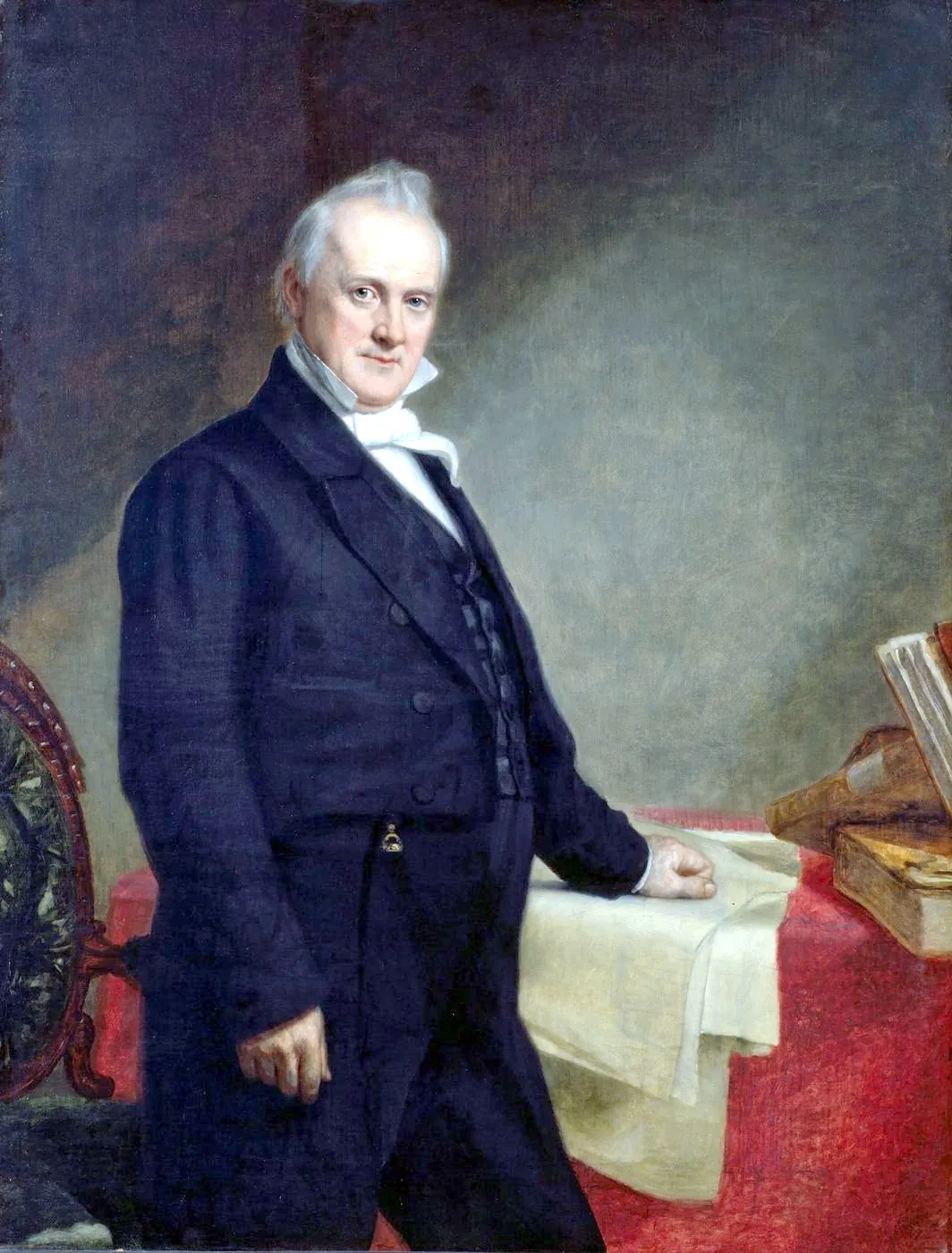 Official White House portrait of James Buchanan, painted by George Peter Alexander Healy