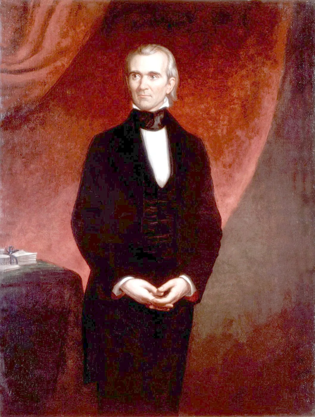 Official White House portrait of James Knox Polk, painted by George P. A. Healy