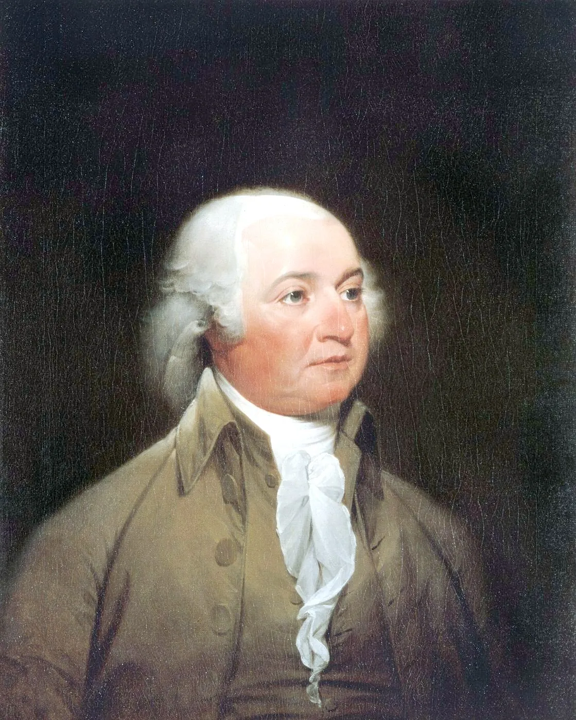 Official presidential portrait of John Adams, painted by John Trumbull, circa 1792