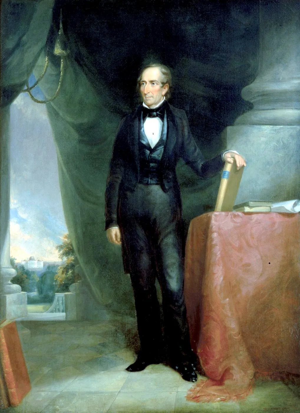 Official White House portrait of John Tyler, painted by James Reid Lambdin in 1841