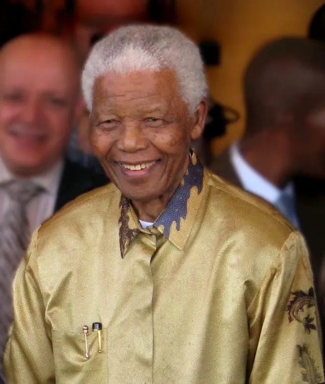 Nelson Mandela in Johannesburg, 2008