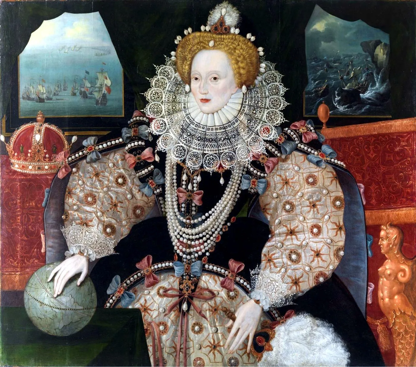 The Armada Portrait of Queen Elizabeth I, c. 1588