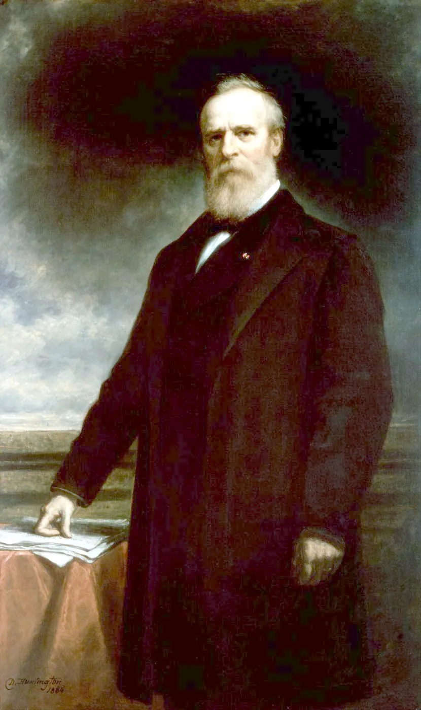 Official White House portrait of Rutherford B. Hayes, painted by Daniel Huntington in 1884