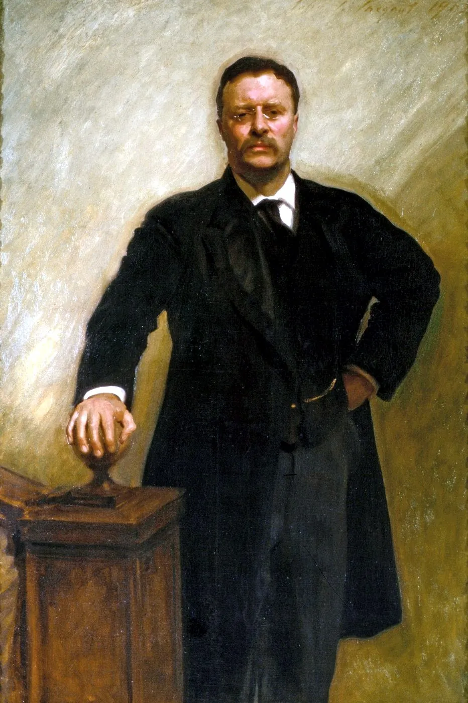 Official White House portrait of Theodore Roosevelt, painted by John Singer Sargent in 1903