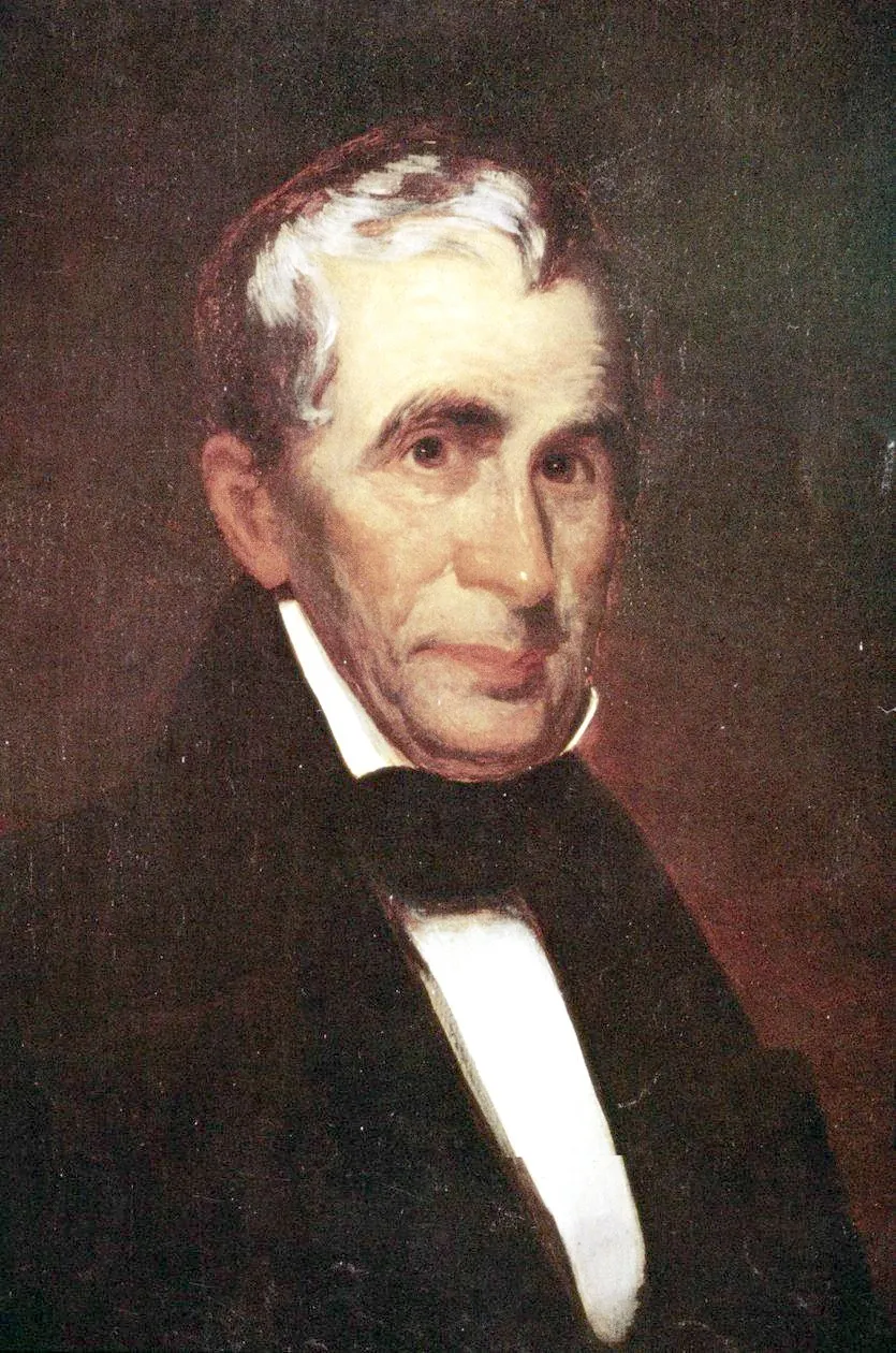 Official White House portrait of William Henry Harrison, painted by Eliphalet Frazer Andrews