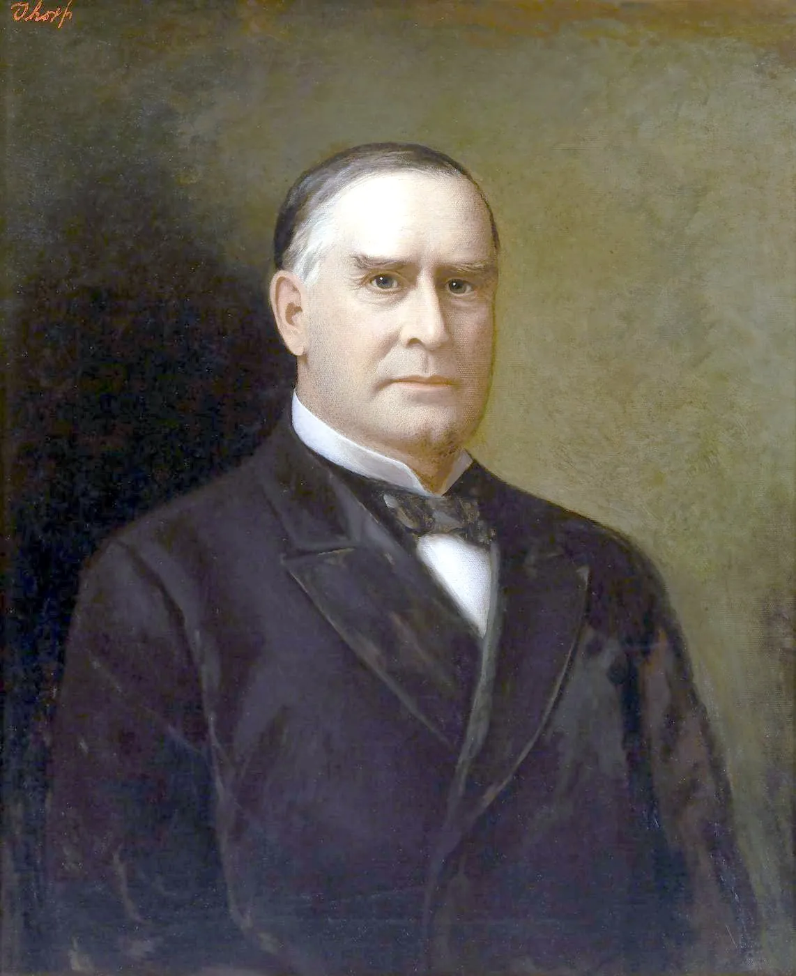 Official portrait of William McKinley by Freeman Thorp, from the collection of the U.S. House of Representatives