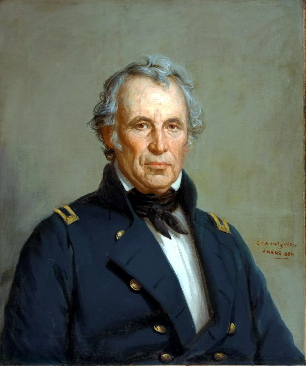 Official National Portrait Gallery portrait of Zachary Taylor by George Peter Alexander Healy